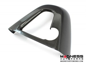 Mercedes Benz SLK Rear Seat Trim Cover w/ Hole - Carbon Fiber (2011 - on) Mercedes Benz SLK Rear Seat Trim Cover w/ Hole - Carbon Fiber (2011 - on)